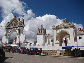 blostná katedrála ve mst Copacabana